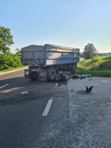 Halálos kimenetelű motoros baleset történt Dunaföldvár térségében.