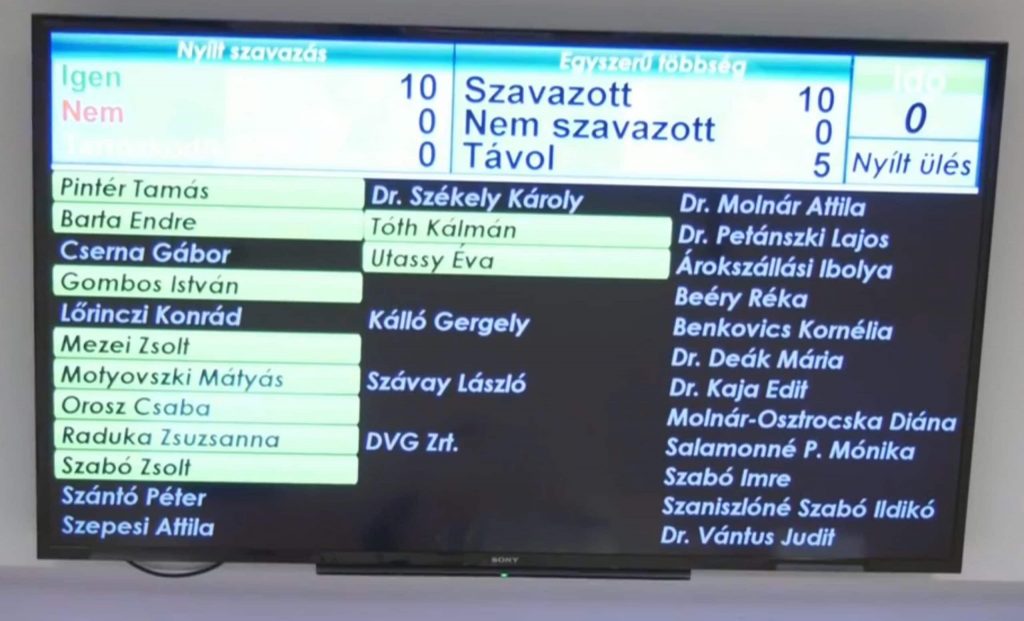 Rendkívüli közgyűlést tartottak a képviselők