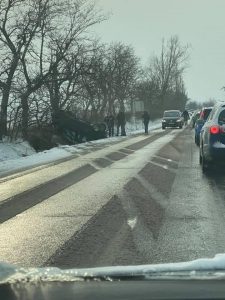 Baleset a 6-os úton, Dunaújváros és Rácalmás között