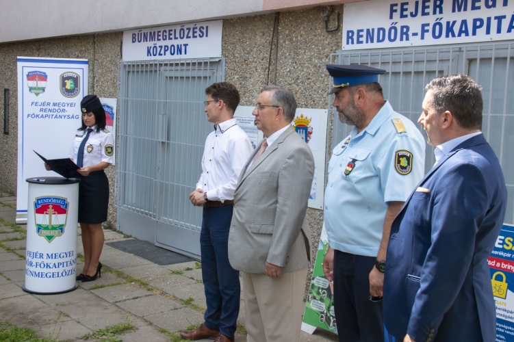 Bűnmegelőzési központot adtak át a megyeszékhelyen