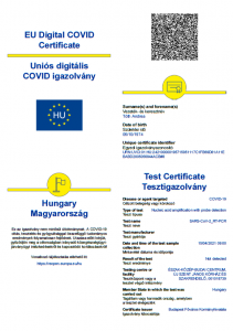 Ingyenesen igényelhető az uniós Covid-igazolás