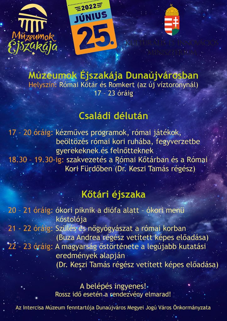 Múzeumok Éjszakája – nálunk a kőtárban