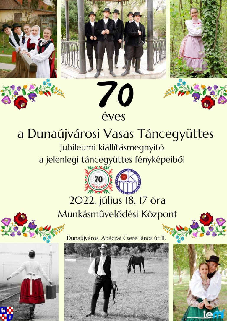 Kiállításra készülnek ma a jubiláló Vasas néptáncosai