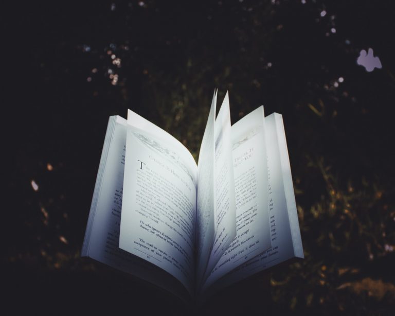 opened book
