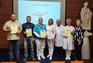 Jubiláló kollégákat köszöntöttek a kórházban