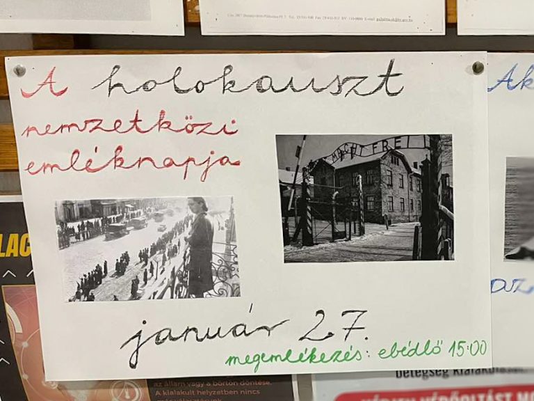 A holokausztról emlékeztek meg a bv-ben