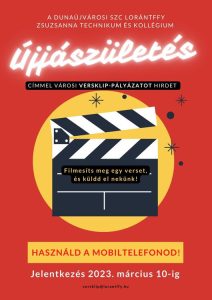 Versklip-pályázatot hirdet a Lorántffy középiskola