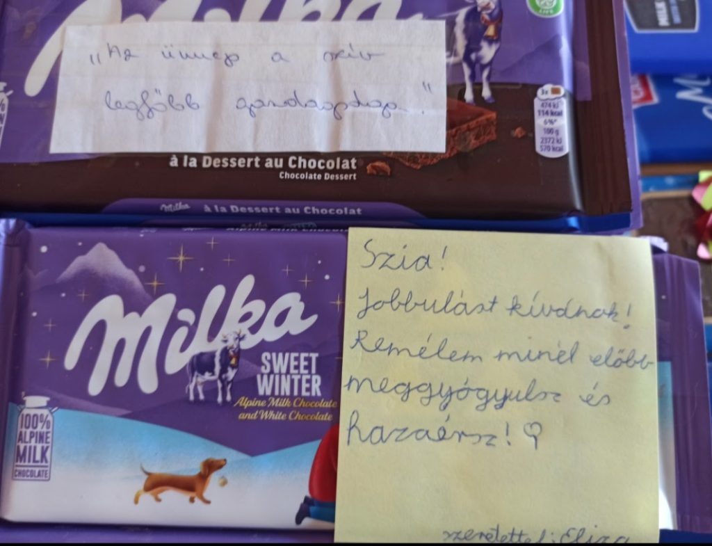 Csokikat gyűjtöttek a petőfisek a beteg gyermekeknek