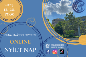 Online Nyílt Nap a Dunaújvárosi Egyetemen!