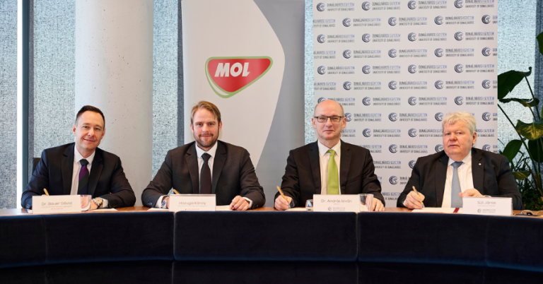 Keretmegállapodást kötött a MOL és a Dunaújvárosi Egyetem