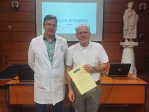 Nyugdíjba vonul dr. Parrag József, de továbbra is dolgozik a diabetológiai szakrendelésen