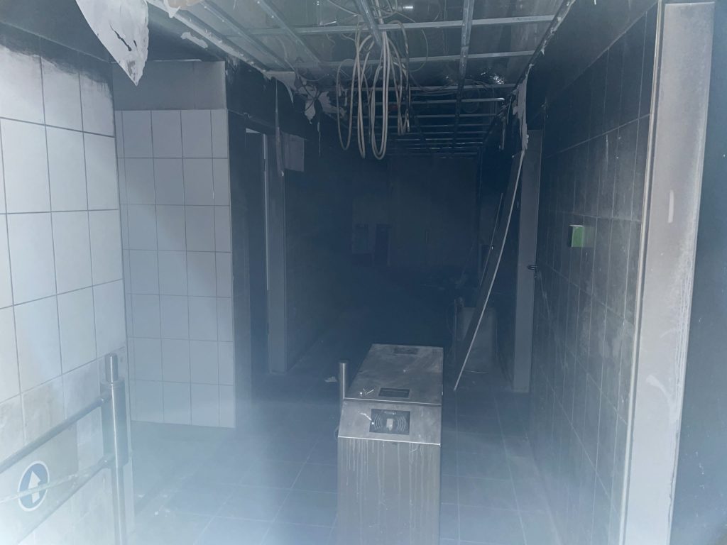 Kigyulladt a dunaújvárosi uszoda szaunája