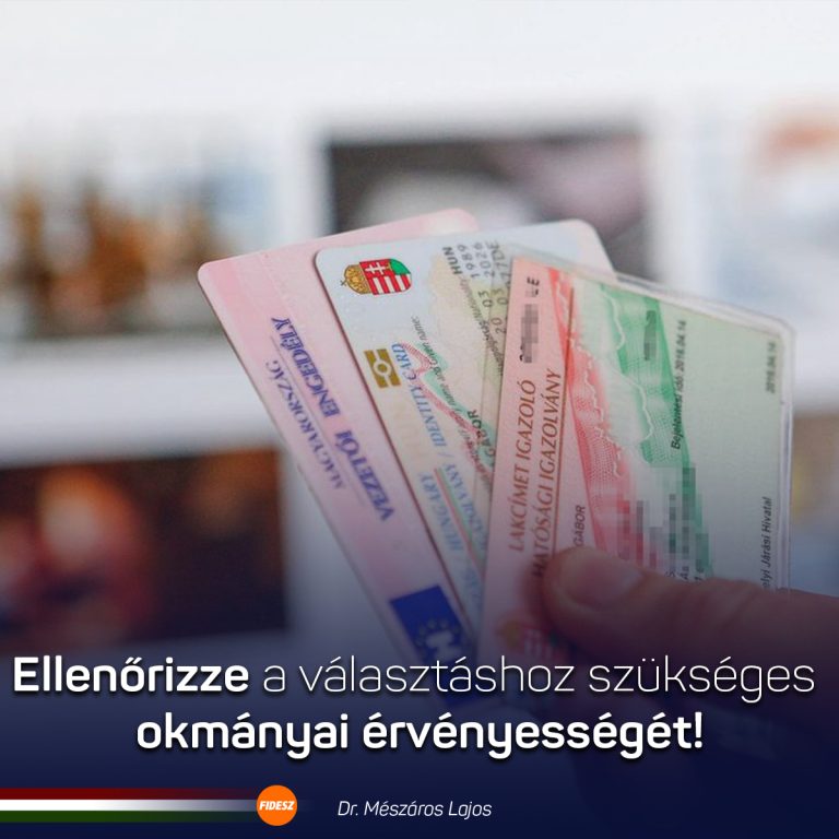 Érvényes személyi okmányokkal lehet szavazni