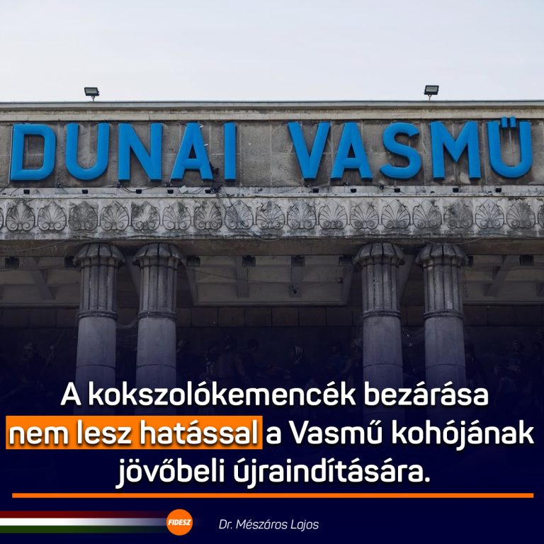A kokszolókemencék bezárása nem lesz hatással a vasmű kohójának jövőbeli újraindítására