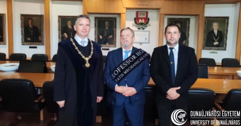 Tiszteletbeli professzor címet kapott Dr. habil Palotás Béla