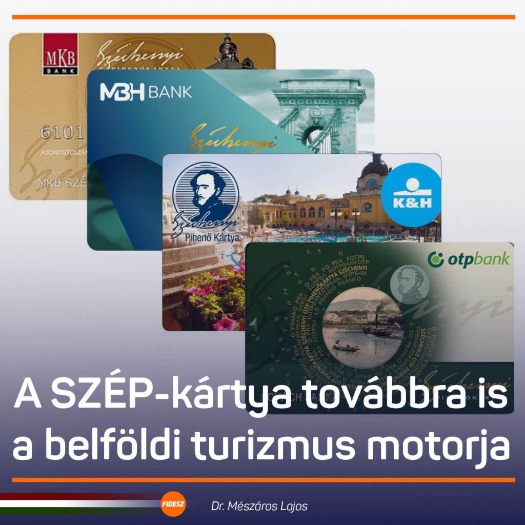 Tovább erősödik a SZÉP-kártya népszerűsége