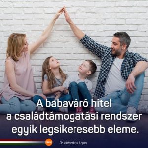A babaváró hitelt már mintegy negyedmillió házaspár vette igénybe