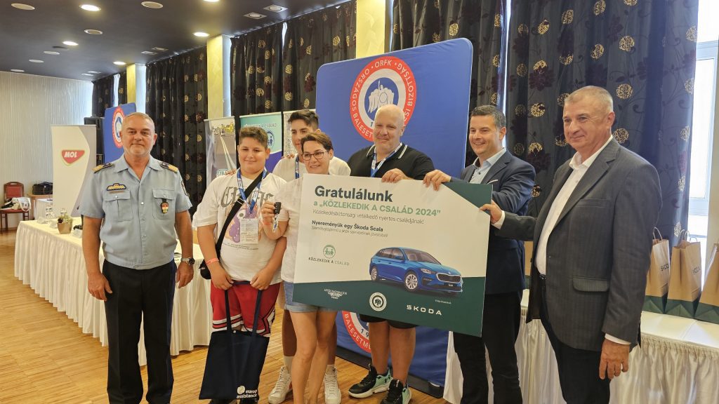 A Fejér vármegyei Kővári család nyerte a fődíjat, egy vadonatúj Skodát