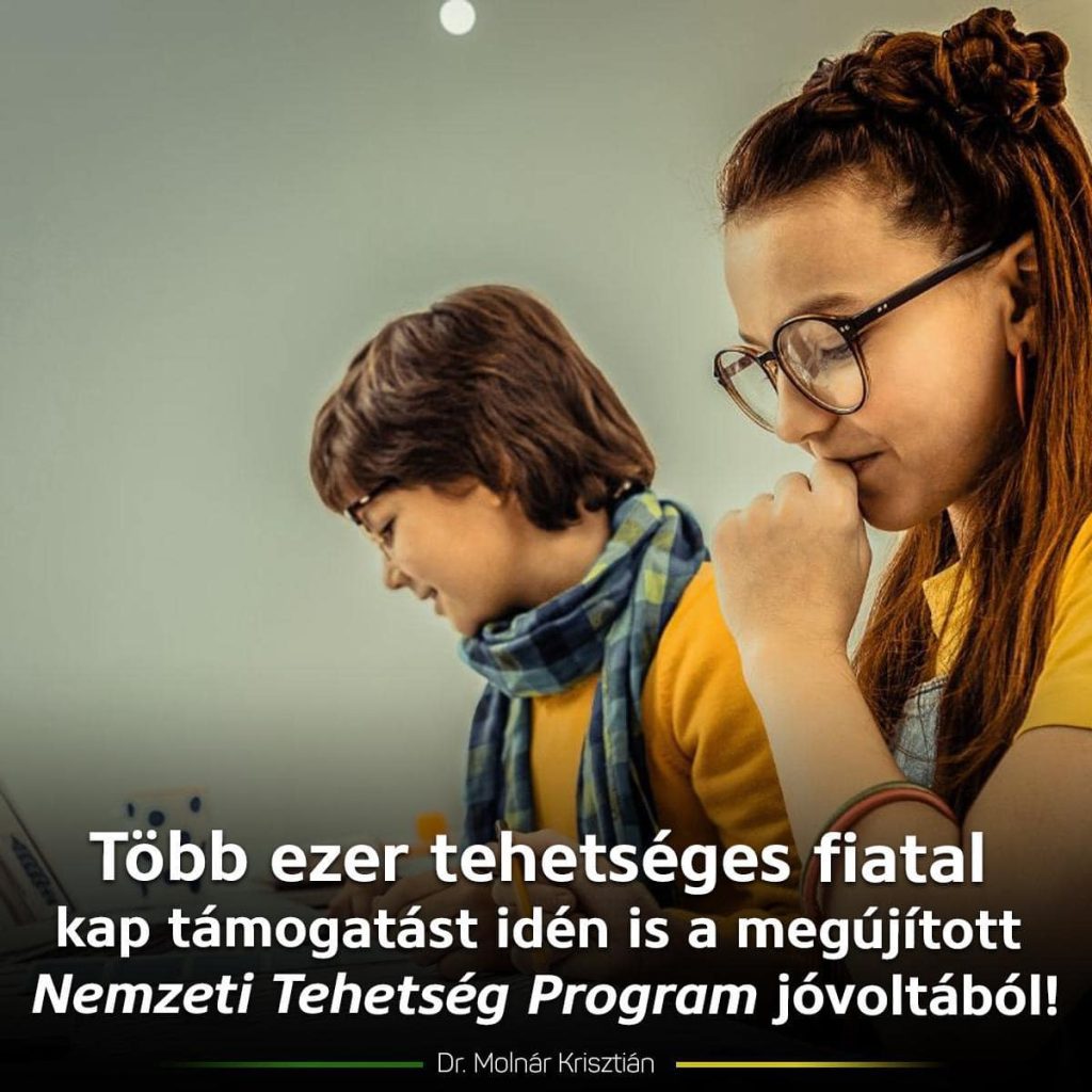 Több ezer tehetséges fiatal kap támogatást idén is a Nemzeti Tehetség Program jóvoltából