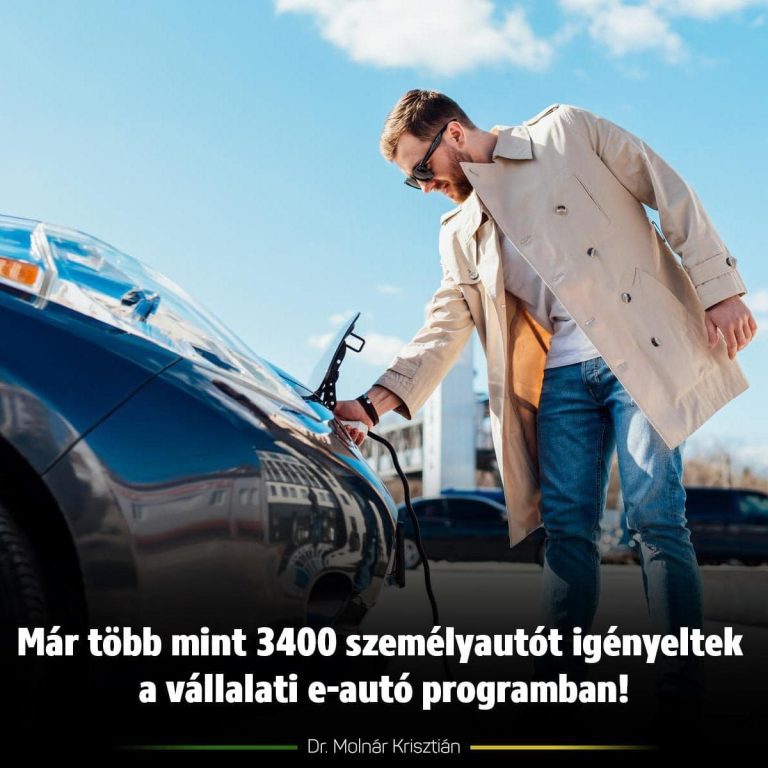 Több mint 3400 cég igényelt forrást zöld járművek vásárlásához