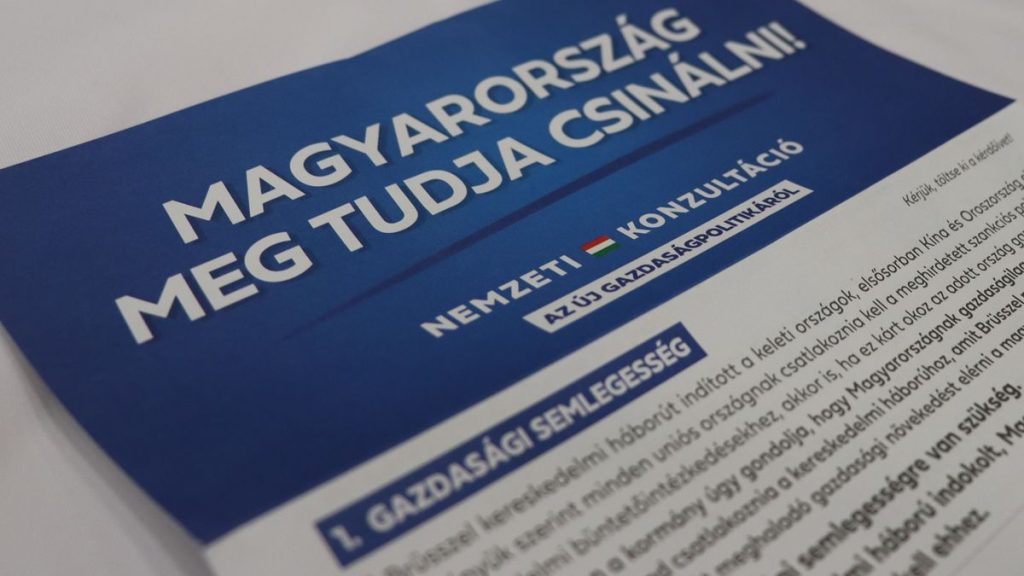 Mostantól online is kitölthető az új gazdaságpolitikáról szóló nemzeti konzultáció
