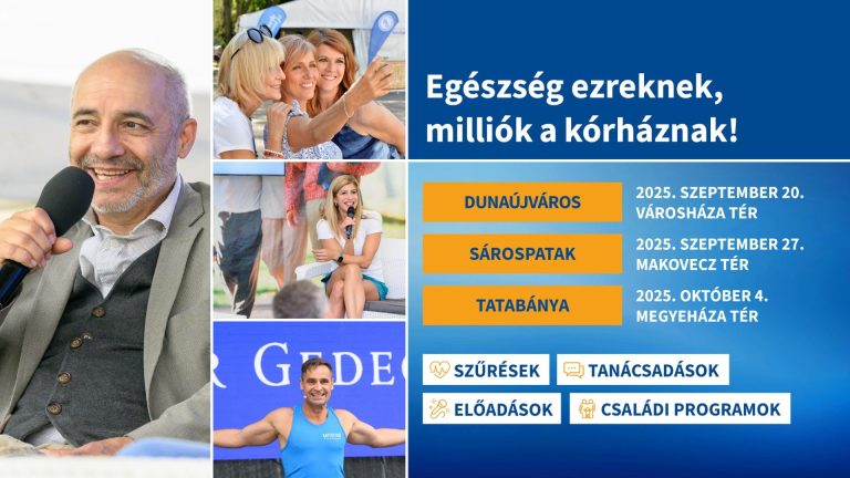 A Richter Egészségváros ismét Dunaújvárosba érkezik