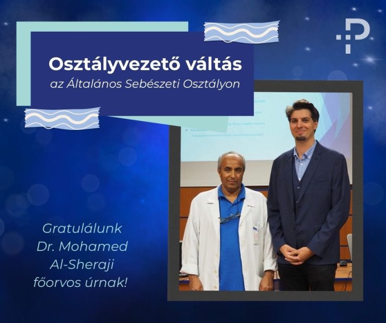 Kórház: dr. Mohamed Al-Sheraji a sebészeti osztály élén!