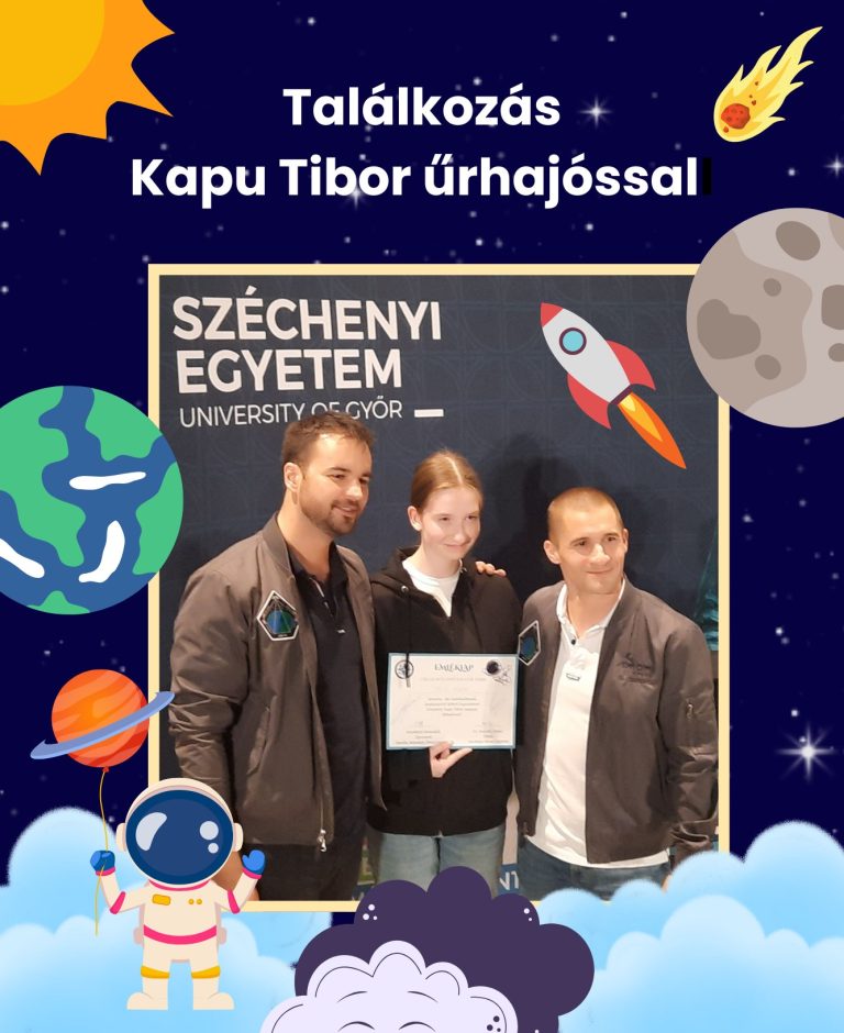 Arany iskola hívja az űrállomást: személyes találkozó Győrben!