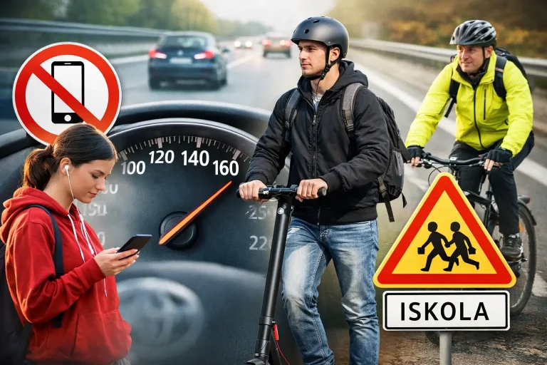 Gyökeresen átalakulhat a közlekedés: ezek a legfontosabb változások az új KRESZ tervezetben