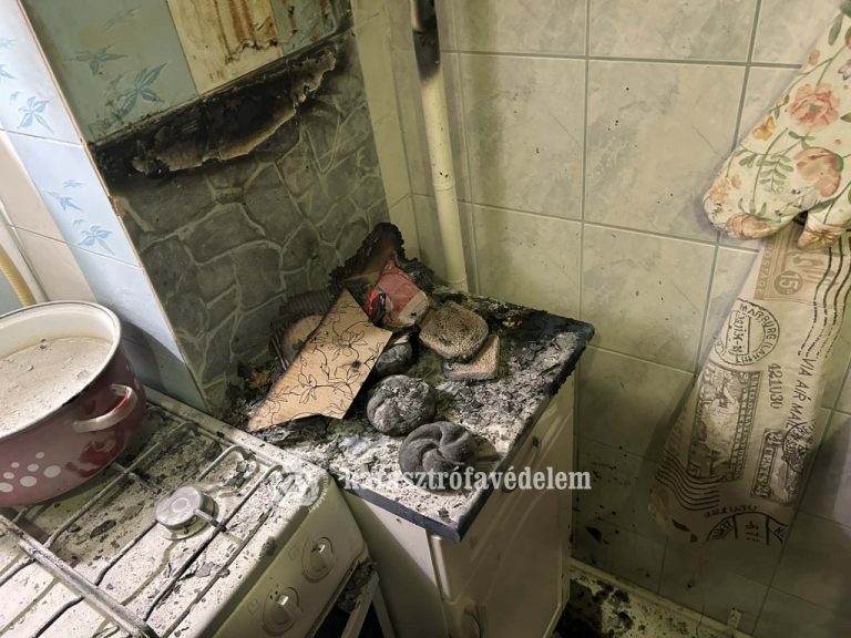 Tűz a dunaújvárosi lakásban: kigyulladt az airfryer