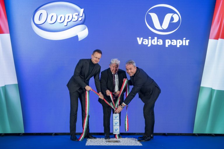 Vajda-Papír: megkezdték a 40 milliárd forint értékű beruházási programot