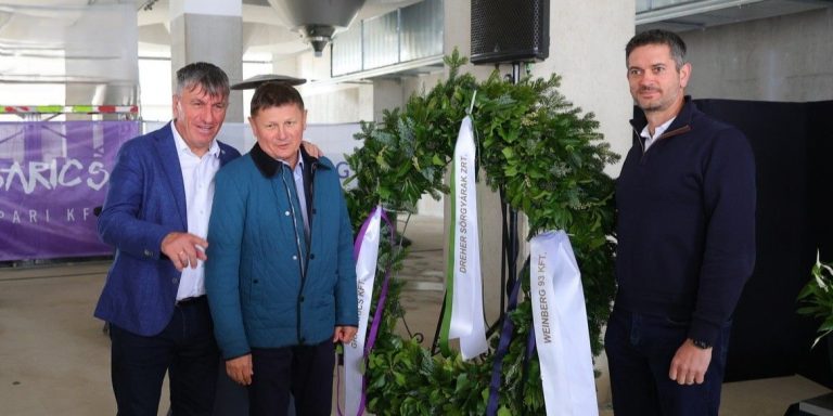 Grabarics: elérték a Dreher Sörgyárak beruházásának legmagasabb pontját