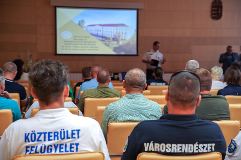 Első alkalommal rendezték meg Dunaújvárosban a Megyei Önkormányzati Rendészeti Képzést