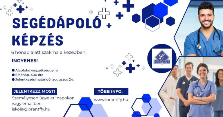 Ingyenes segédápoló képzést indítanak